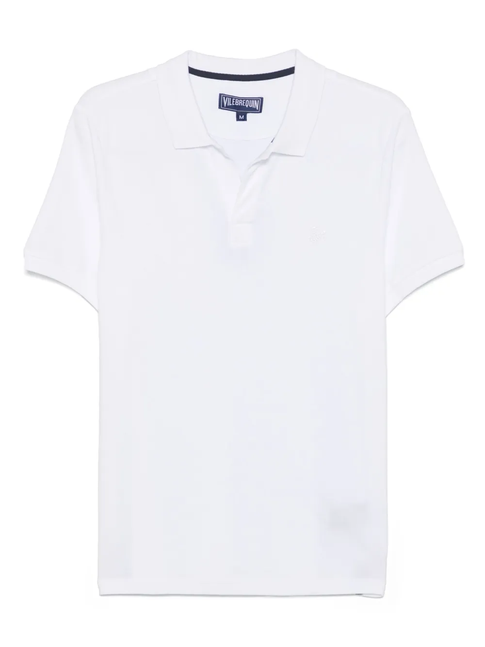 Vilebrequin Poloshirt met geborduurd logo Wit