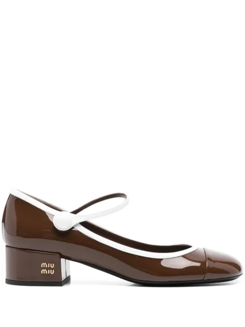 Miu Miu 35mm two-tone pumps