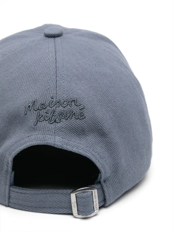 Maison Kitsuné Bold Fox Head-patch Baseball Cap | Blue
