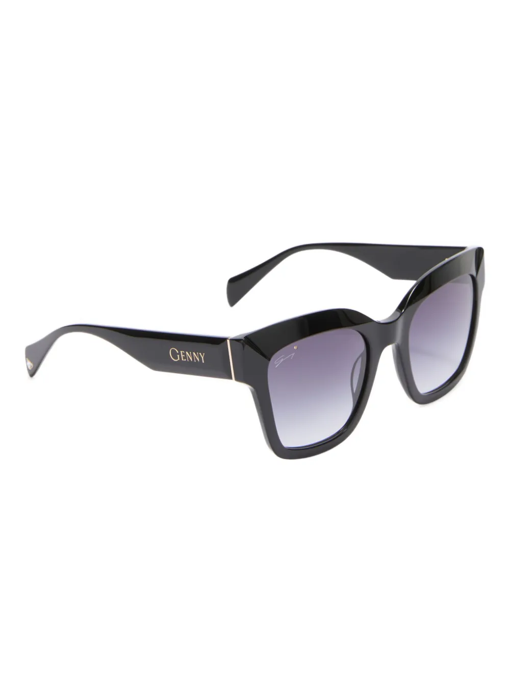 Genny square sunglasses - Zwart