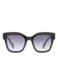 Genny square sunglasses - Black