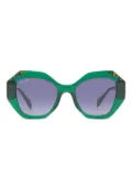 Genny octagonal-frame sunglasses - Green