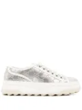 Gucci GG-canvas sneakers - Silver