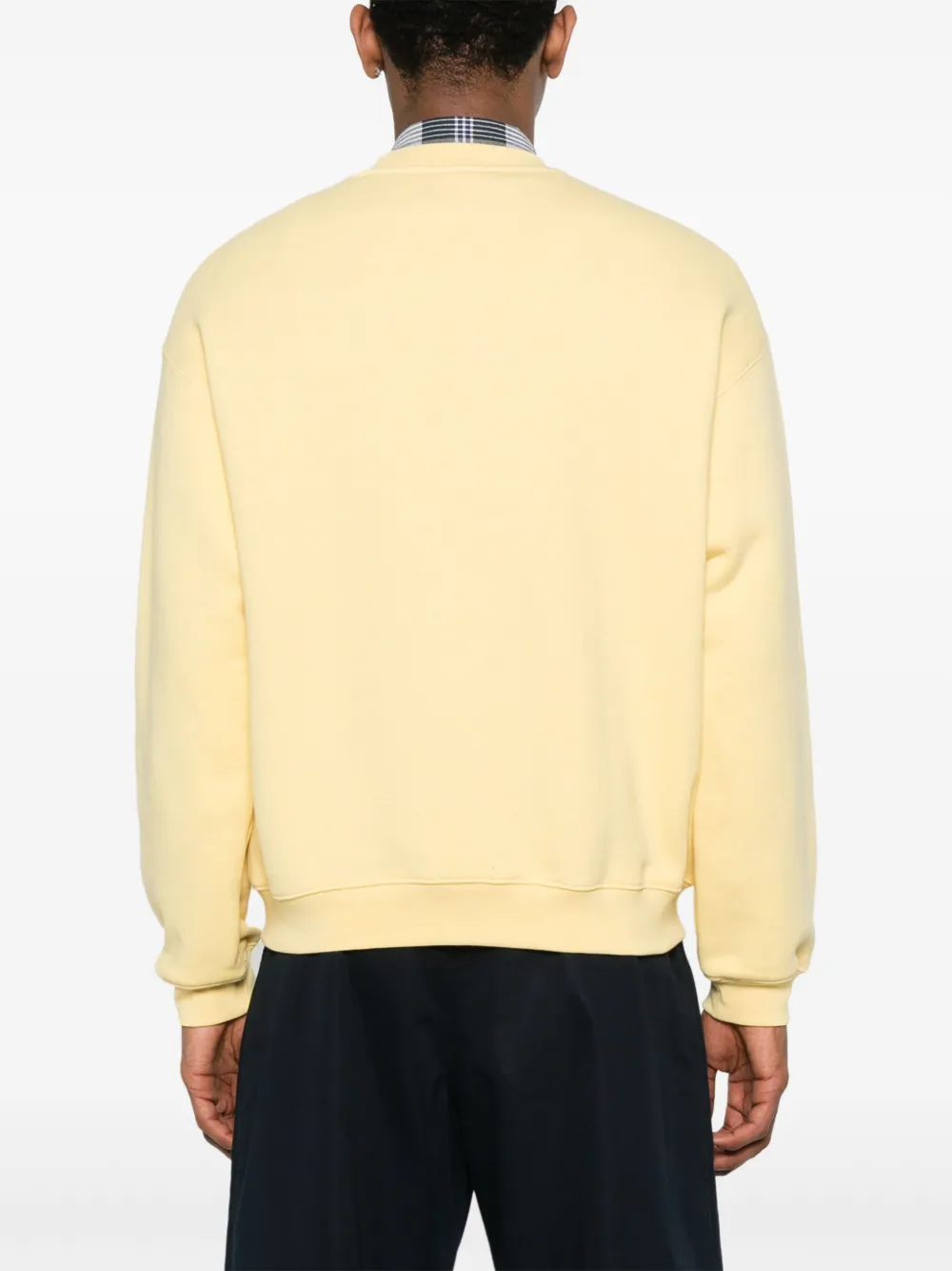 Lacoste Sweater met logopatch Geel