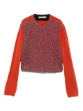 Balenciaga Pre-Owned 2010s tweed jacket - Orange