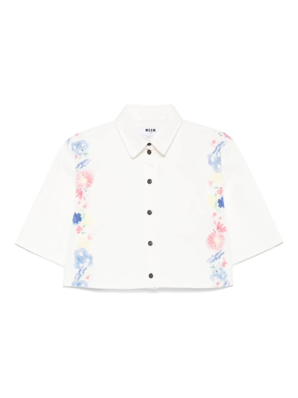 MSGM camisa de mezclilla | blanco | Image 1