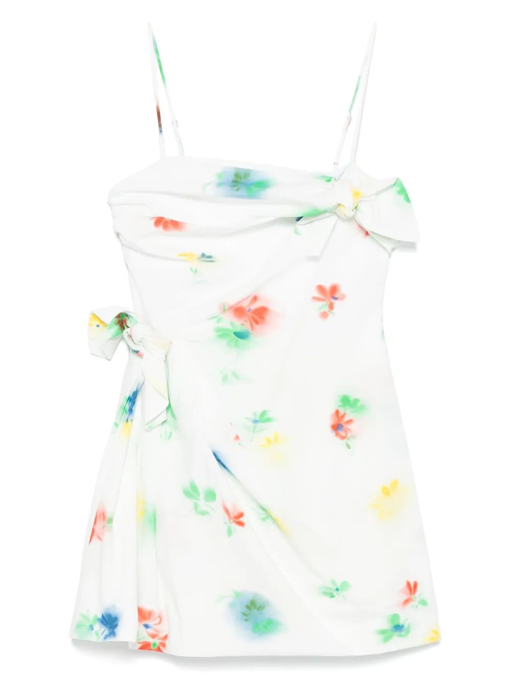 MSGM robe en coton à coupe courte | blanc | Image 1