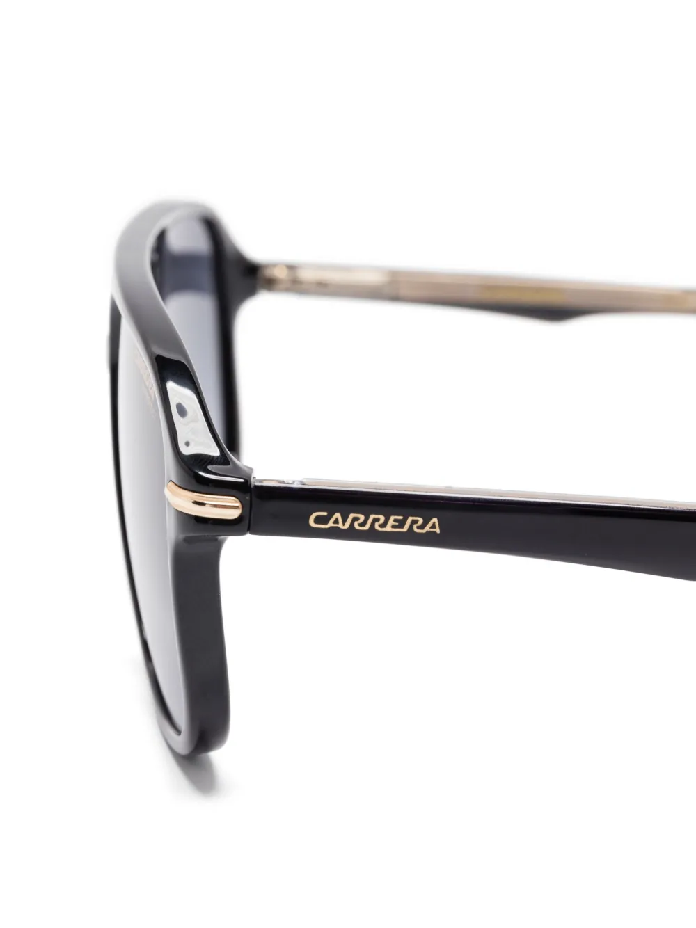 Carrera Zonnebril met logoprint Zwart