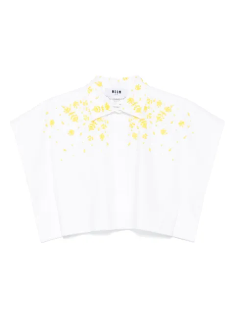 MSGM beads-embellished shirt