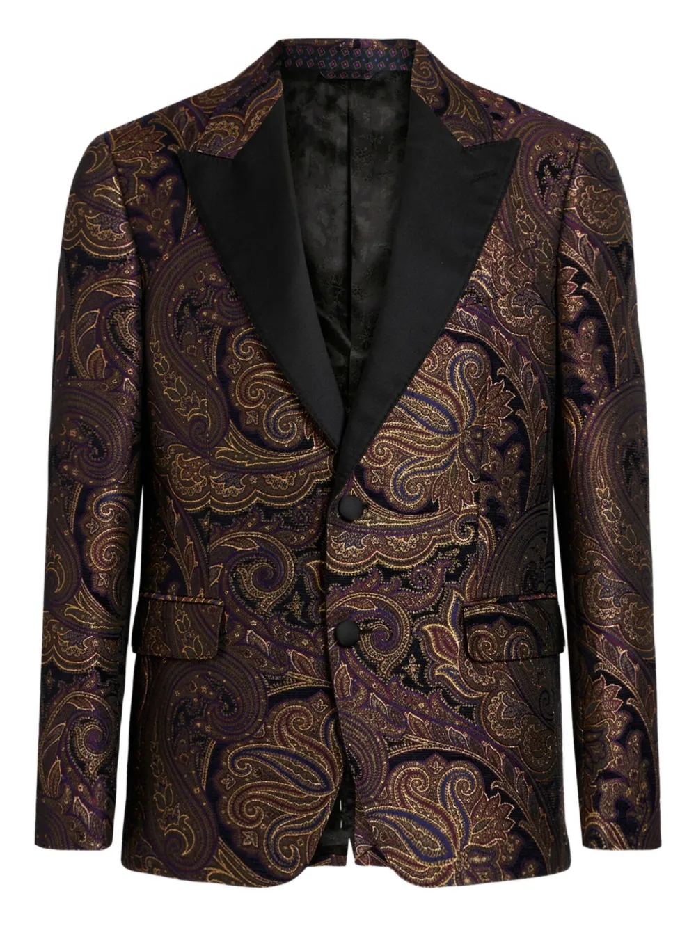 ETRO Blazer met enkele rij knopen Goud