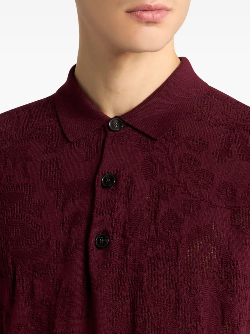 ETRO Katoenen poloshirt Rood