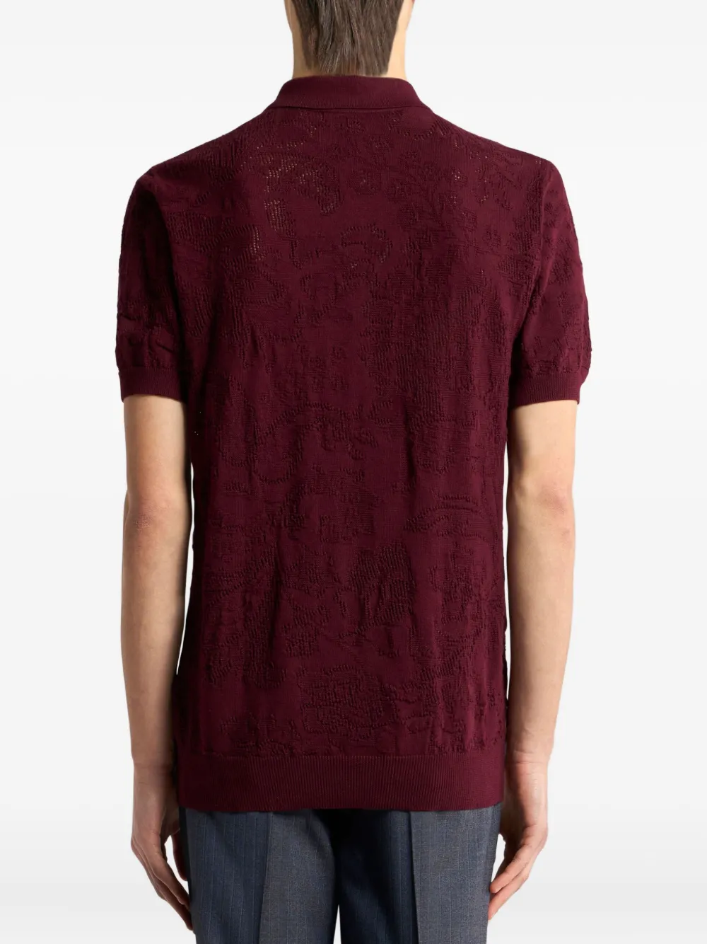 ETRO Katoenen poloshirt Rood