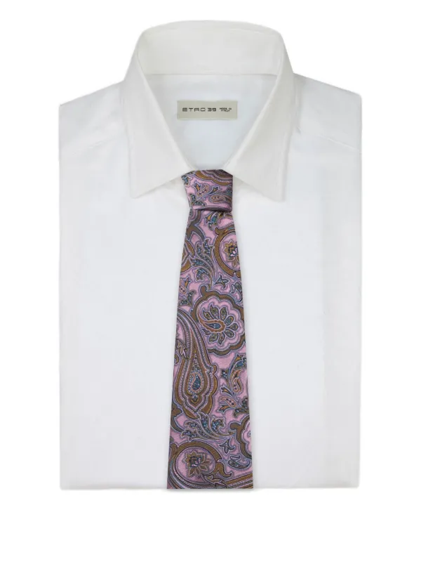 ETRO ペイズリー ネクタイ | ピンク | FARFETCH JP