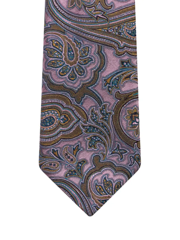 ✨未使用✨ETRO エトロ　ネクタイ　高級シルク　ピンク　ペイズリー ETRO (エトロ) ペイズリー柄シルクネクタイ ETMASA0001AQ092