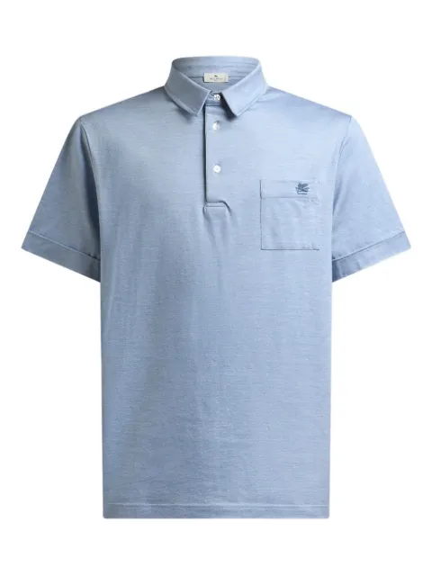 ETRO logo-embroidered polo shirt 