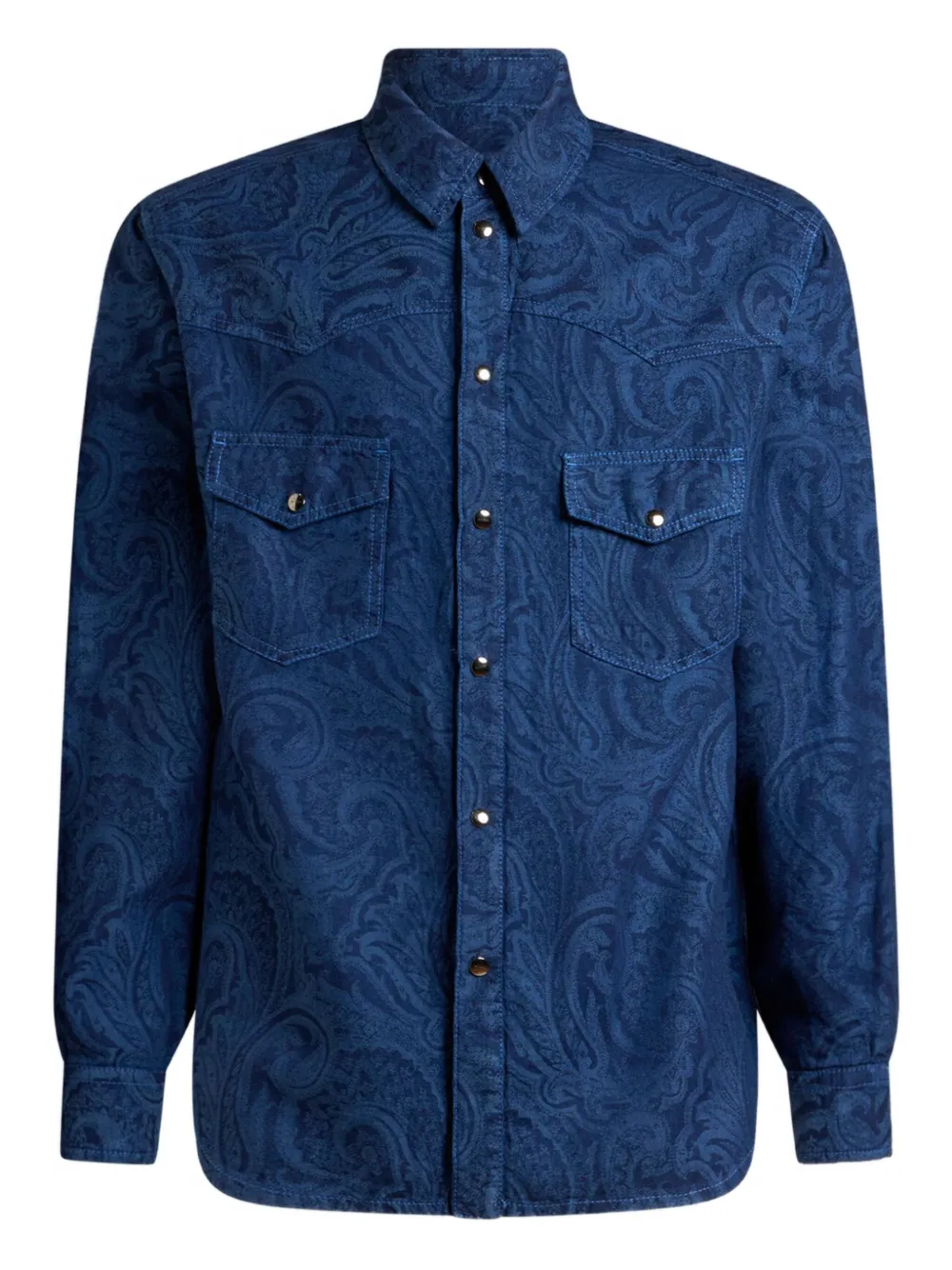 ETRO Denim overhemd Blauw