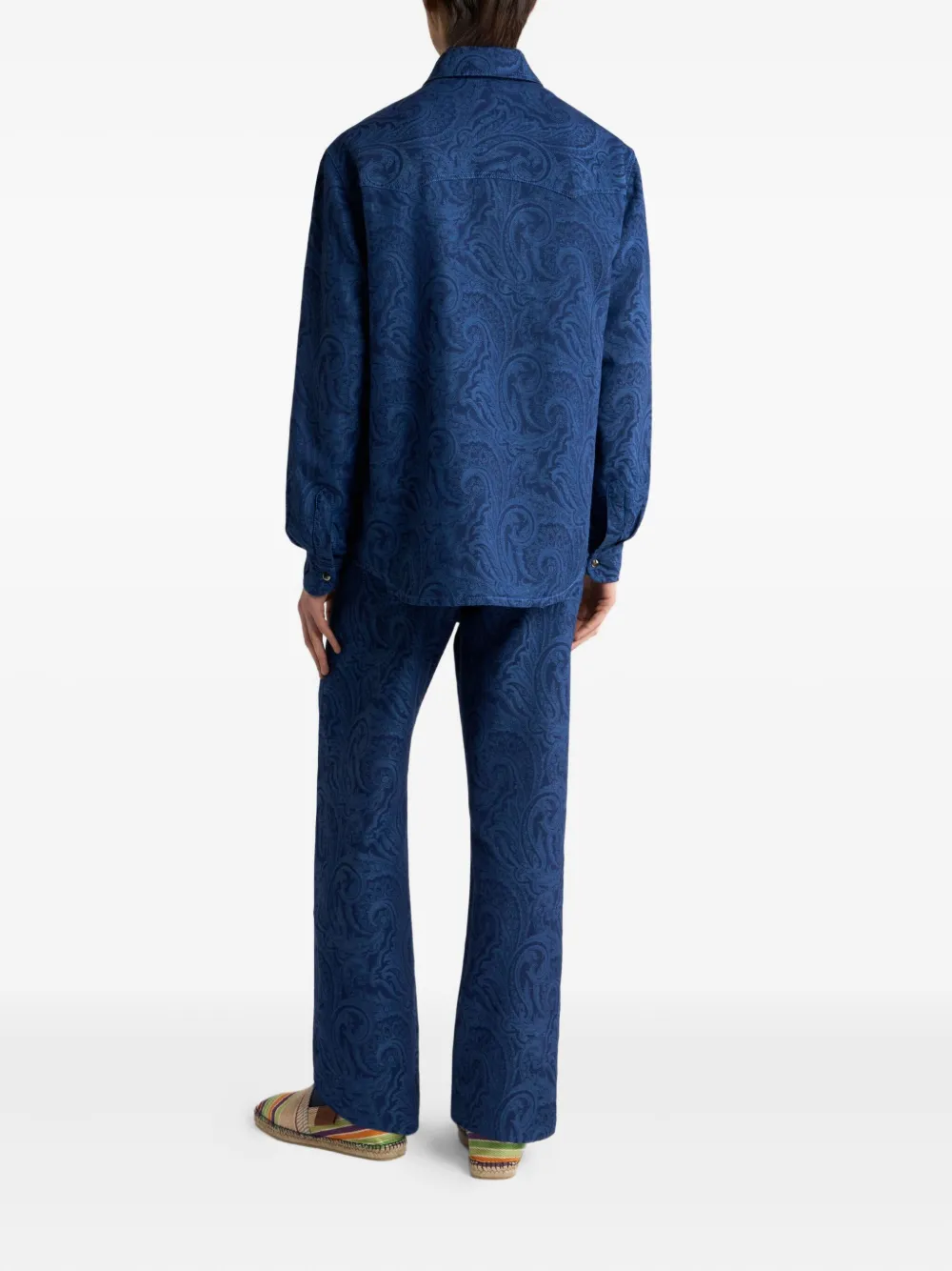 ETRO Denim overhemd Blauw