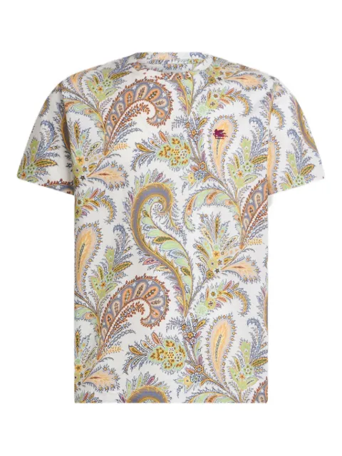 ETRO playera con estampado floral