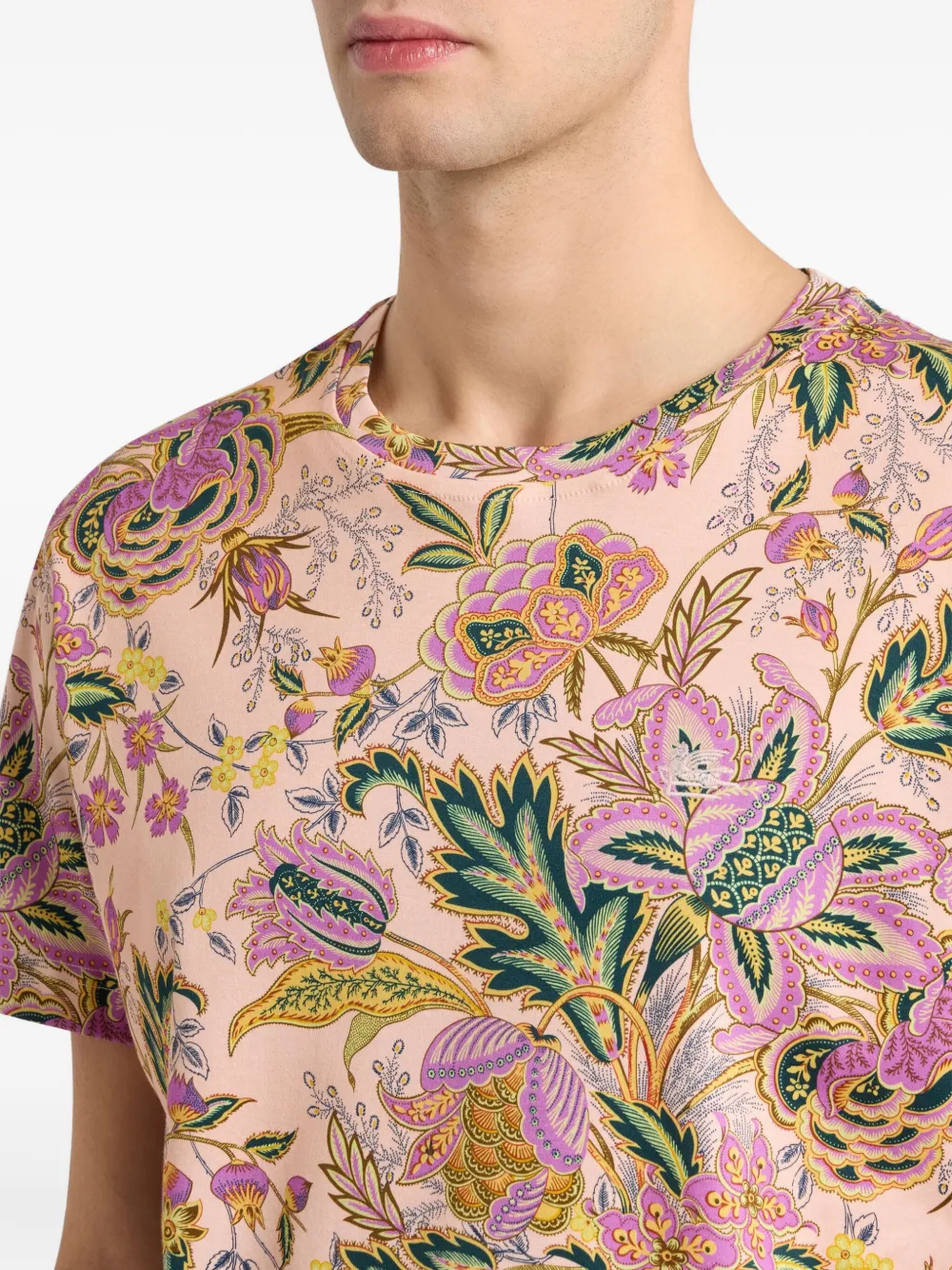 ETRO T-shirt met bloemenprint Roze