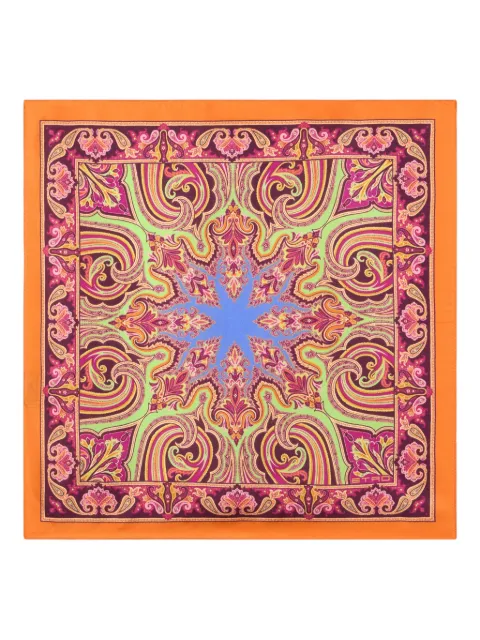 ETRO pañuelo de bolsillo de seda