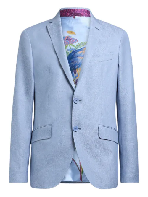 ETRO blazer en jacquard - Bleu - ETRO - Modalova