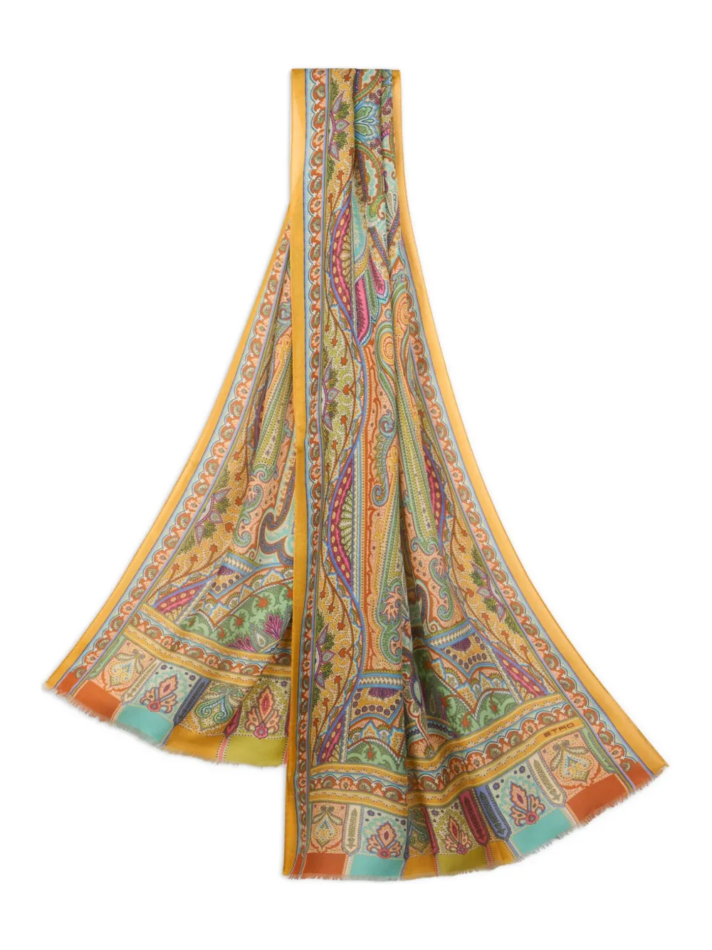 ETRO Sjaal met paisley-print Geel