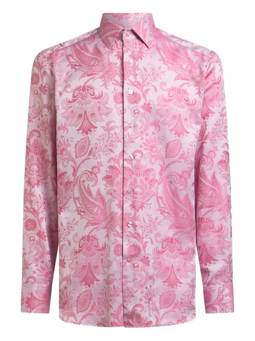 ETRO Overhemd met paisley-jacquard Roze