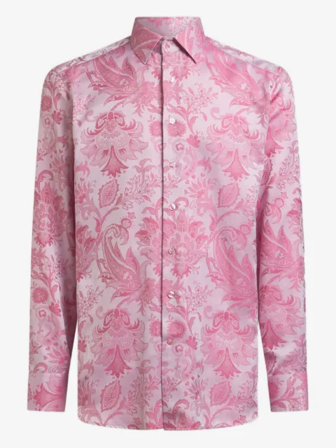 ETRO قميص قطن جاكار