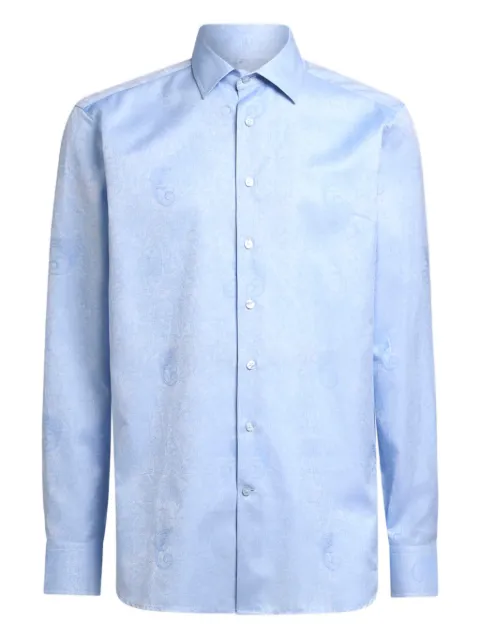 ETRO paisley-jacquard cotton shirt