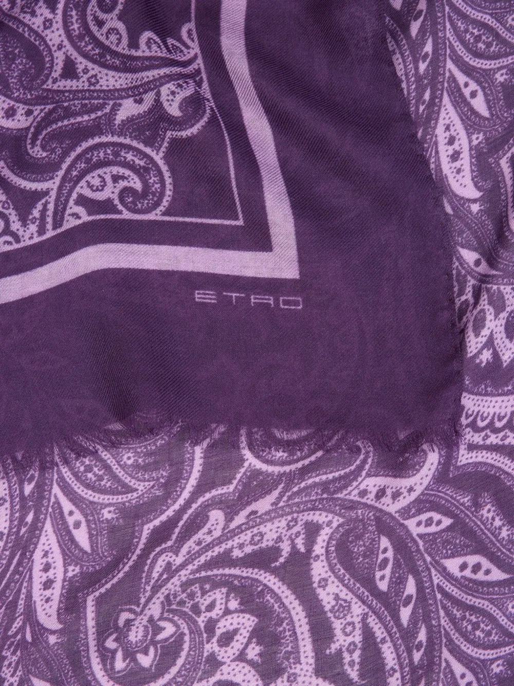 ETRO Sjaal met paisley-print - Paars