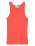 ETERNE ribbed jersey tank top - Red