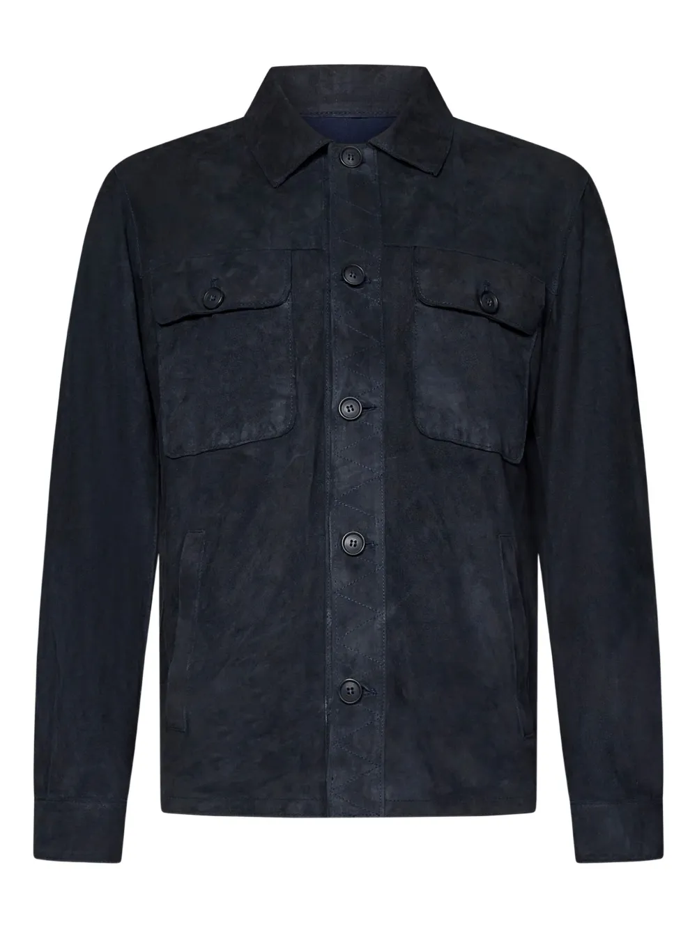FRANZESE COLLECTION Brad Pitt Hemdjacke | Blau | Image 1
