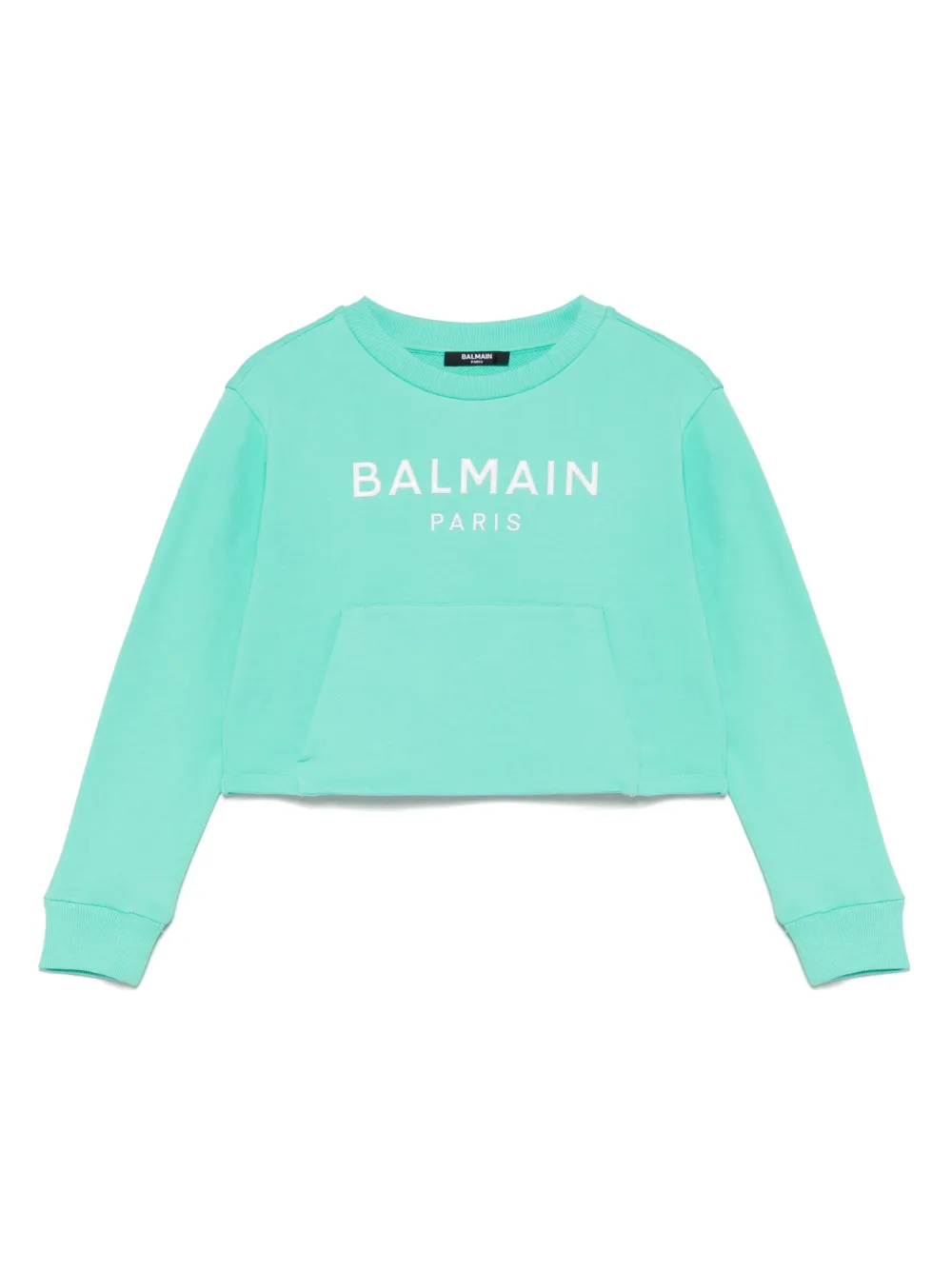 Balmain Kids Sweater van katoen Groen