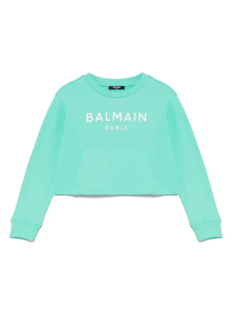 Balmain Kids cotton sweatshirt