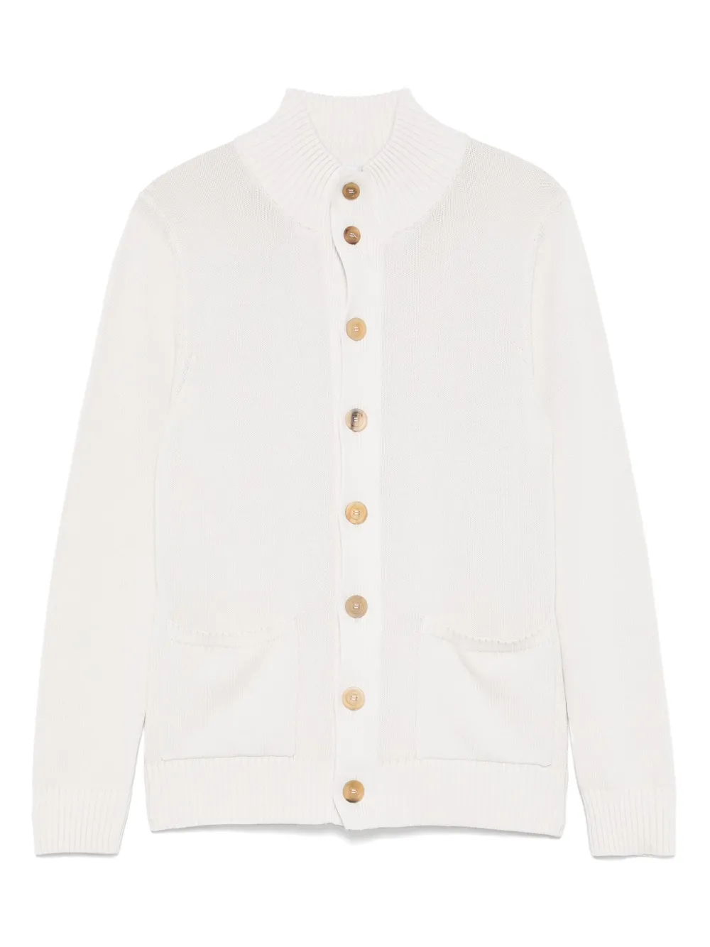 Malo cotton cardigan | Grey | Image 1