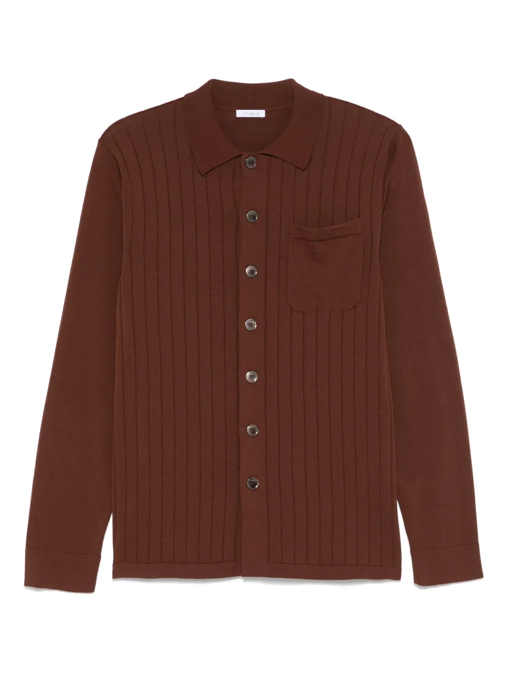 Malo ribbed shirt | Brown | Image 1