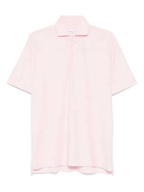 Doppiaa playera tipo polo de tejido de rizo