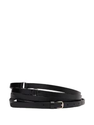 Ann Demeulemeester Leather Belt | Black | FARFETCH