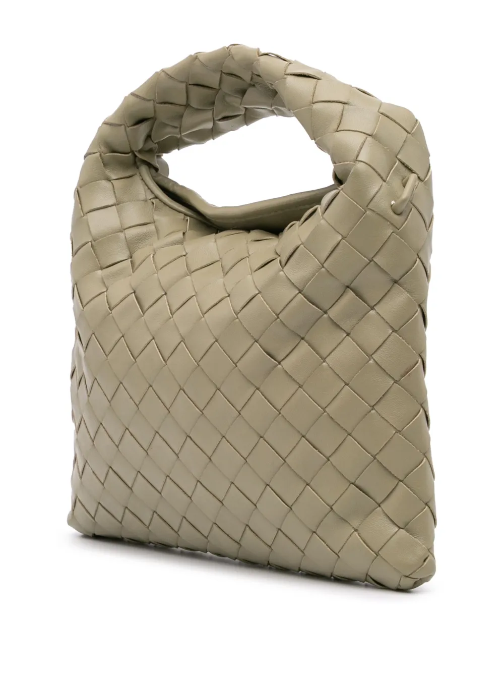Bottega Veneta Pre-Owned 2012-2024 Mini Calfskin Intrecciato Hop satchel | Pre-Owned | Image 2