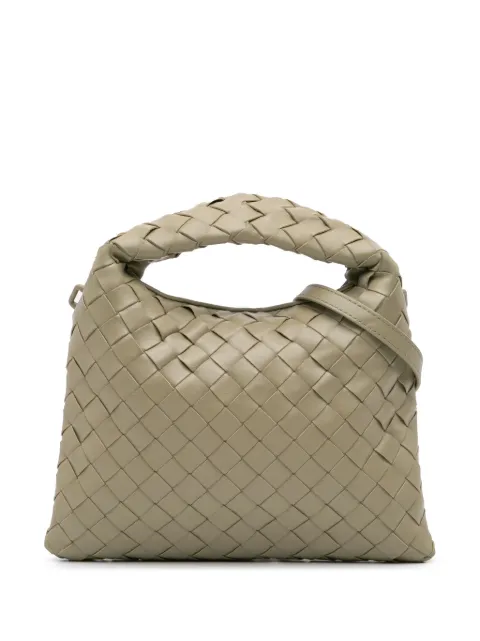 Bottega Veneta Pre-Owned 2012-2024 Mini Calfskin Intrecciato Hop satchel
