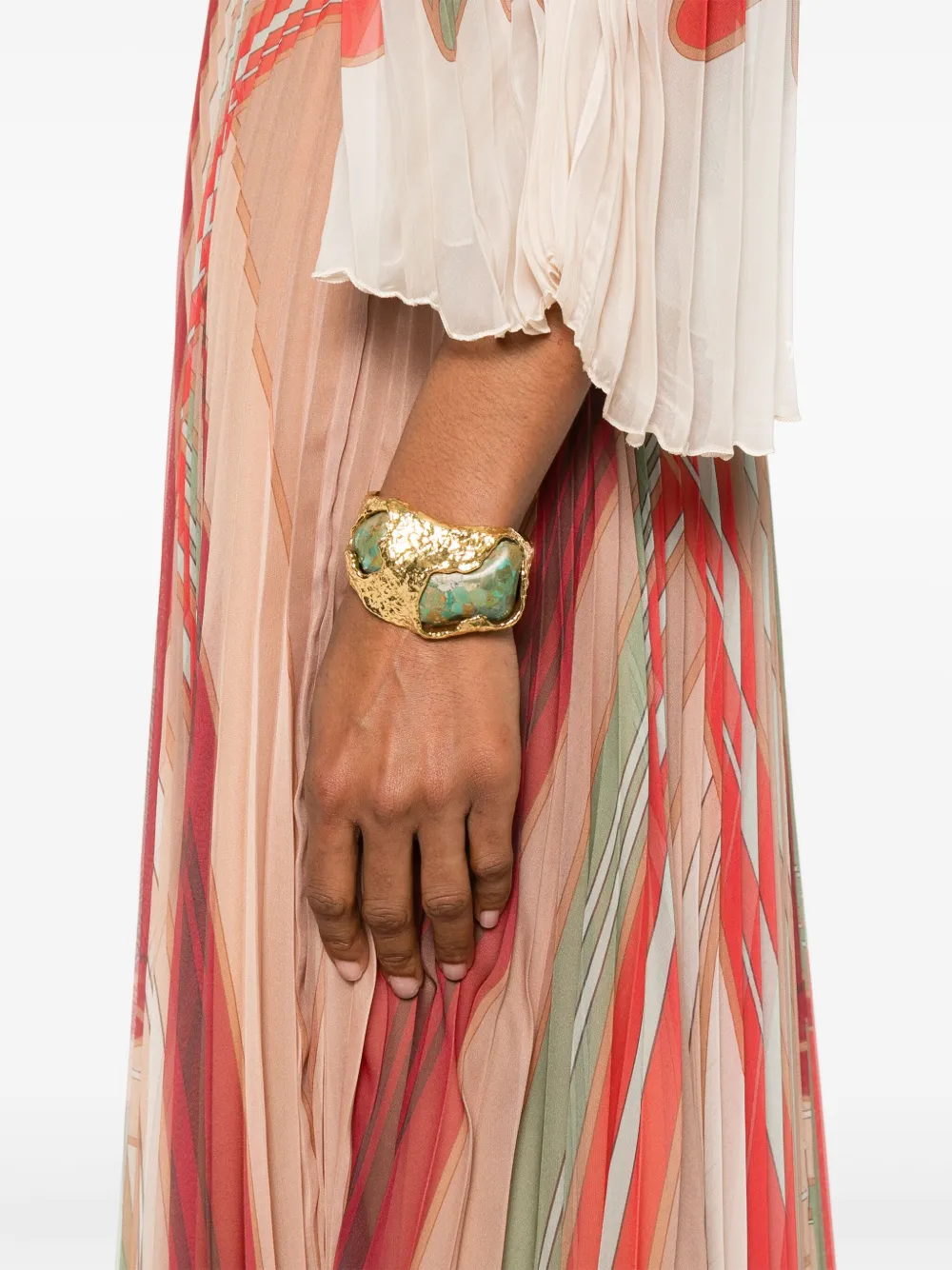 La DoubleJ Angel maxi-jurk Beige