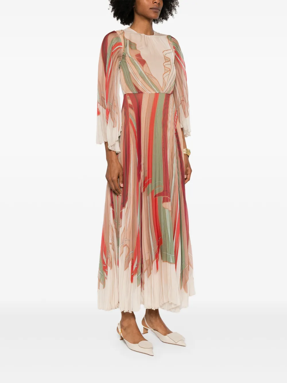 La DoubleJ Angel maxi-jurk Beige