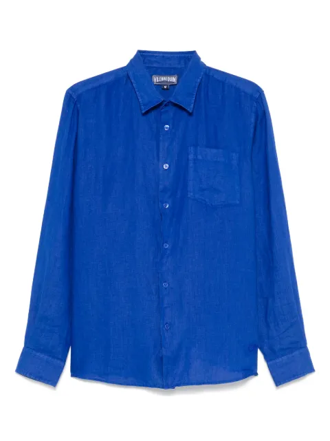 Vilebrequin camisa de lino