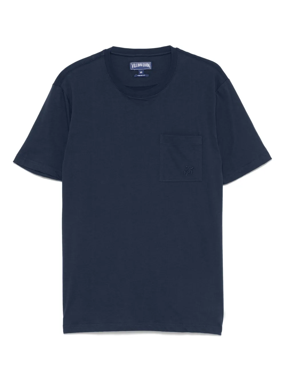 Vilebrequin T-shirt met geborduurd logo Blauw