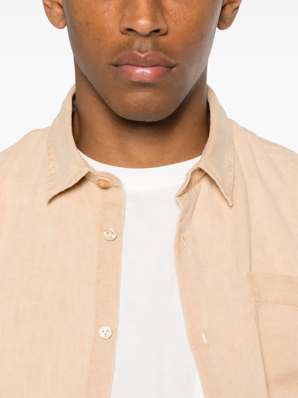 Vilebrequin Linnen overhemd Beige