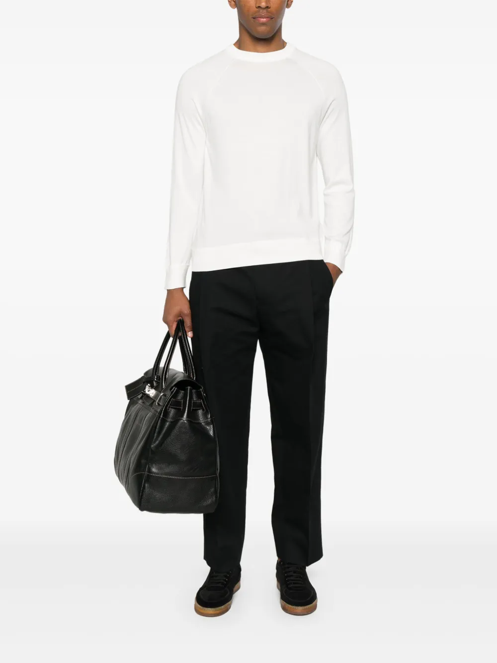 Malo cotton T-shirt - Wit