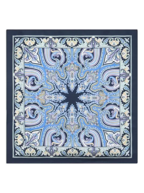 ETRO carré de poche en soie