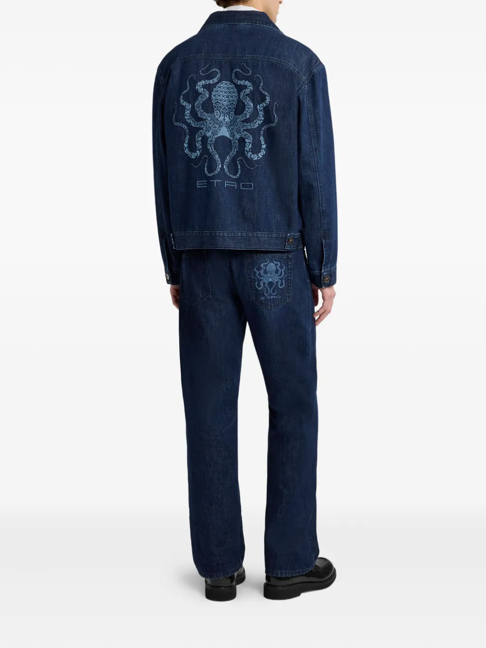ETRO Katoenen jack Blauw