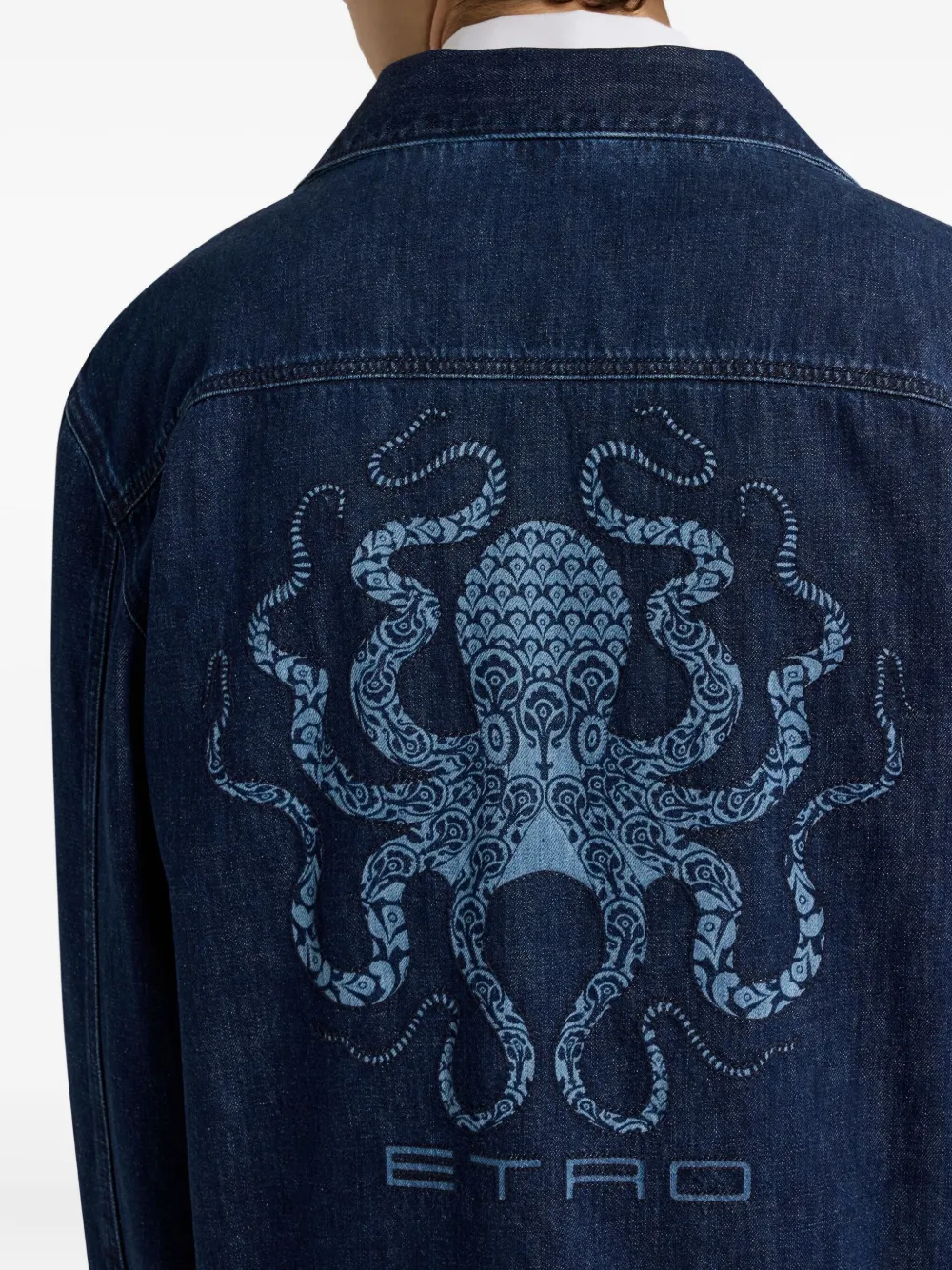 ETRO Katoenen jack Blauw