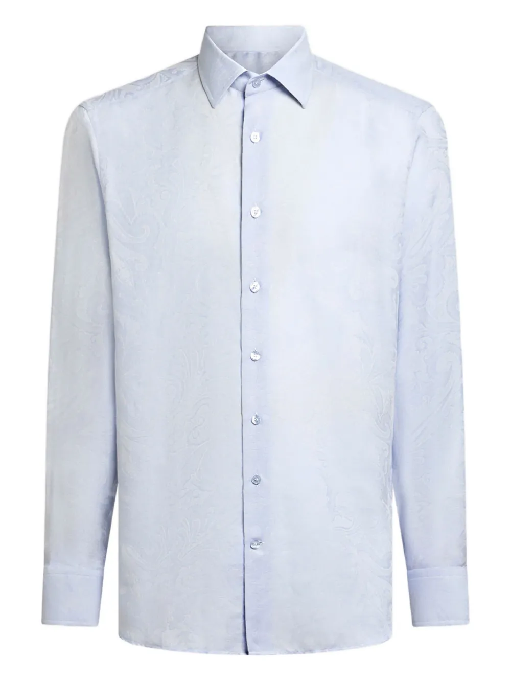 ETRO Overhemd met paisley-jacquard Blauw